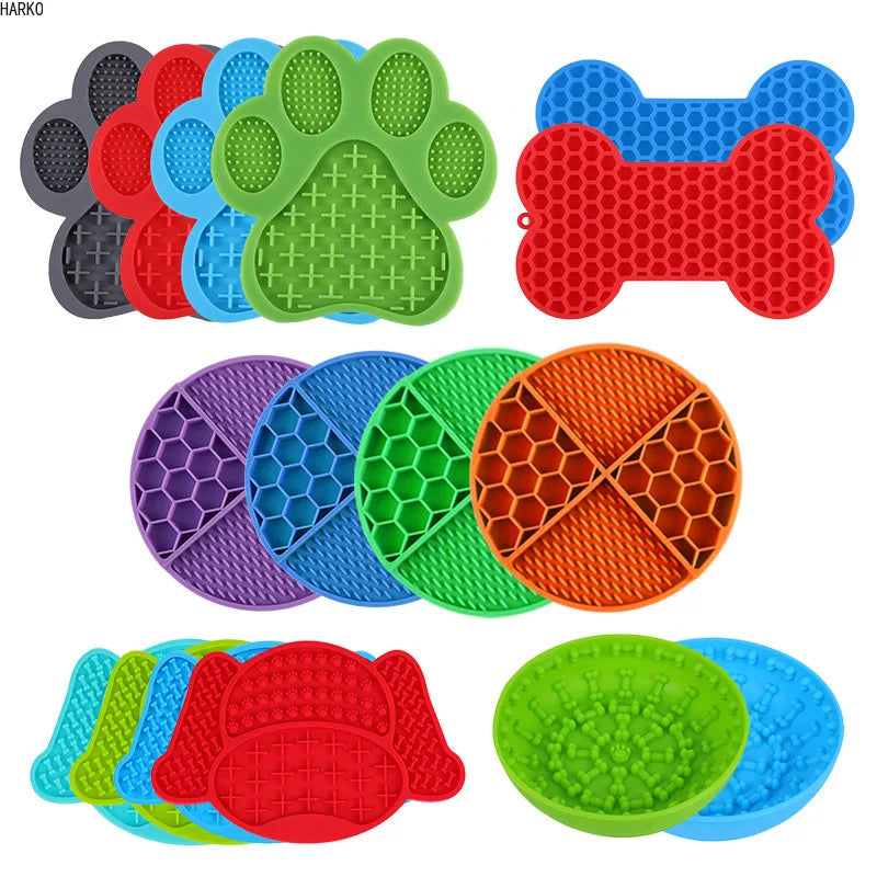 Silicone Lick Mat for Pets - Slow Feeder for Dogs and Cats-My Little Pet