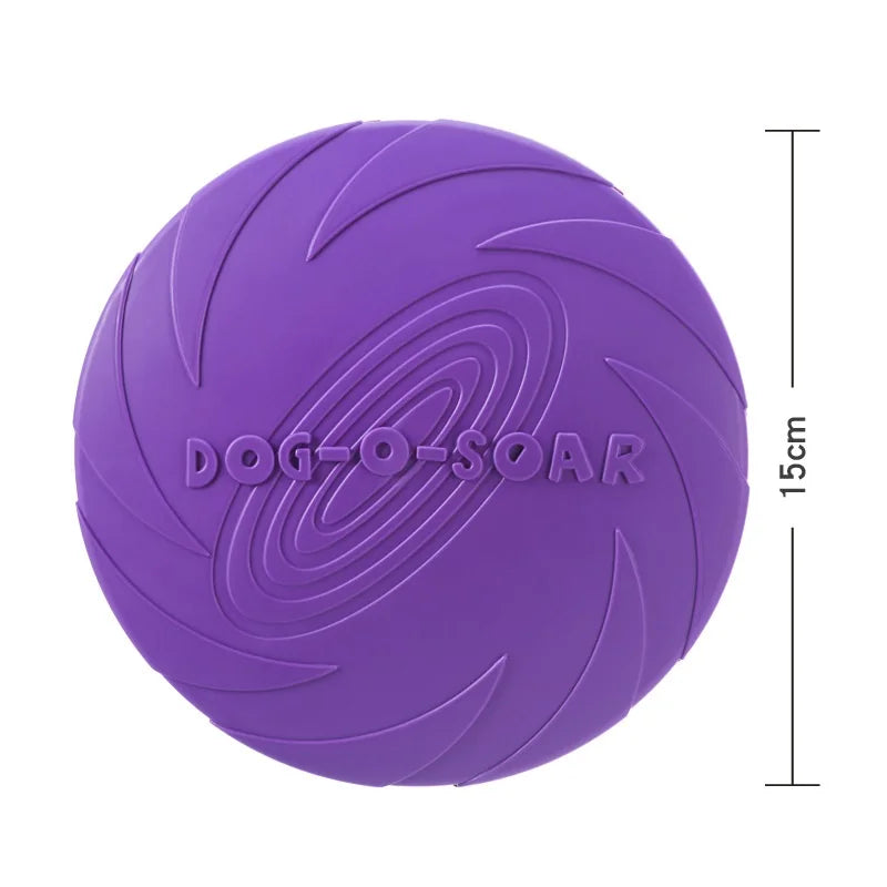 Interactive Silicone Dog Flying Disk Toy – Eco-Friendly, Anti-Chew, Puppy Training Pet Supply-My Little Pet