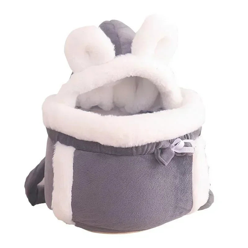 Cozy Pet Carrier Backpack for Cats and Small Dogs - Warm and Portable-My Little Pet