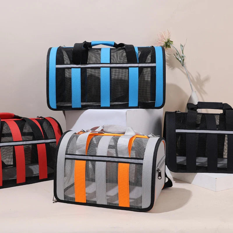 Portable Breathable Pet Carrier Bag for Small to Medium Dogs and Cats-My Little Pet