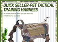 High-Quality Tactical Dog Harness for Outdoor Activities-My Little Pet