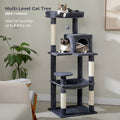 Multi-Level Cat Tree with Condo and Scratching Posts-My Little Pet