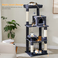 Multi-Level Cat Tree with Condo and Scratching Posts-My Little Pet