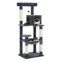 Indoor Cat Tree Tower with Self Groomer-My Little Pet