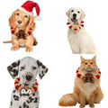 Christmas Themed Dog Bow Ties, Pack of 30-My Little Pet