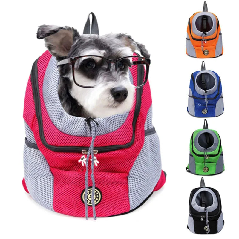 Portable Double-Shoulder Dog Carrier Backpack-My Little Pet