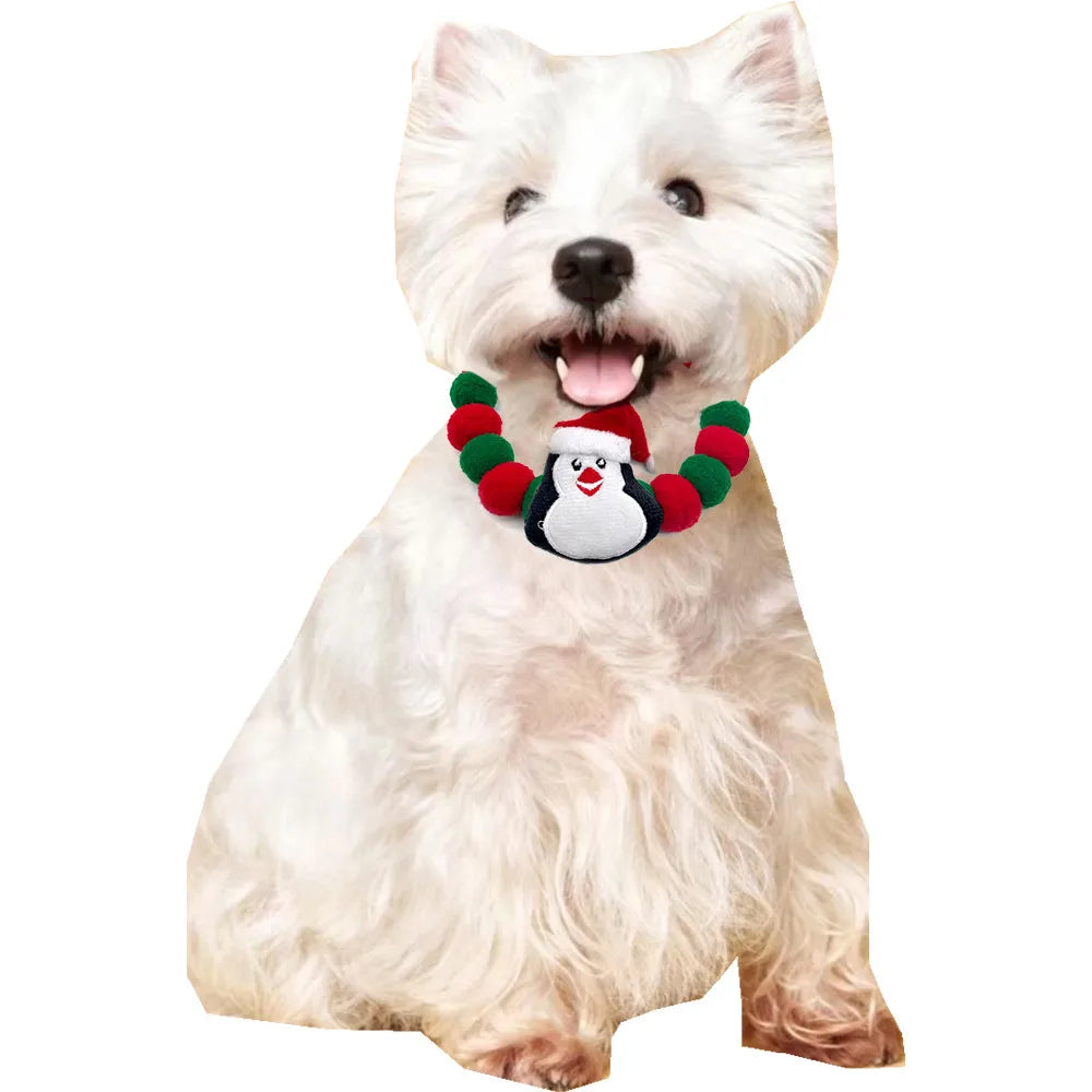 Christmas Themed Dog Bow Ties, Pack of 30-My Little Pet