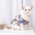 Summer Breathable Hawaiian Beach Style Pet T-Shirts for Cats and Small Dogs-My Little Pet