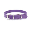 Adjustable Leather Dog and Cat Collar with Alloy Buckle-My Little Pet