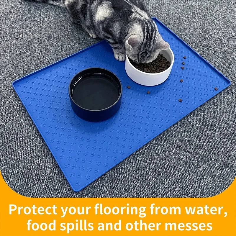 Silicone Waterproof Pet Placemat for Dogs and Cats-My Little Pet