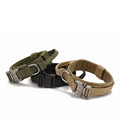 Reflective Nylon Dog Collar and Leash Set for Large Dogs - Tactical Training Gear-My Little Pet