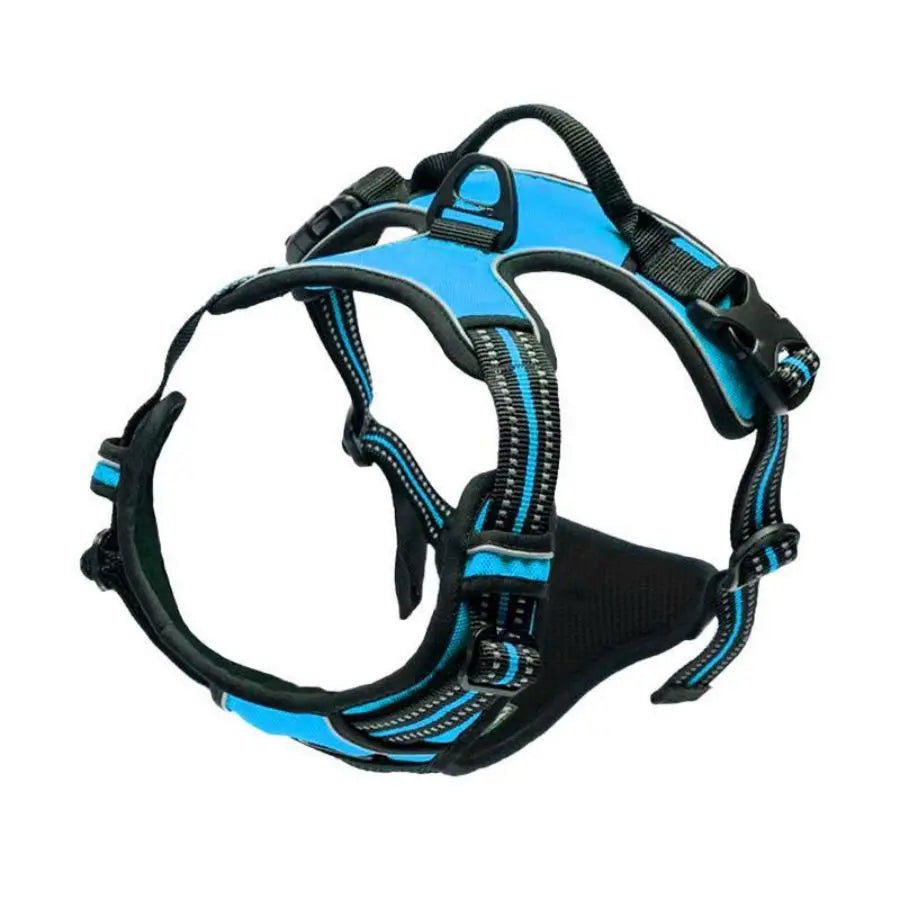 Heavy-Duty Reflective Dog Harness with Front Clip and Easy Control Handle-My Little Pet