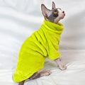 Sphynx Cat and Small Dog Winter Sweater - Turtleneck, Warm Fleece Pullover-My Little Pet