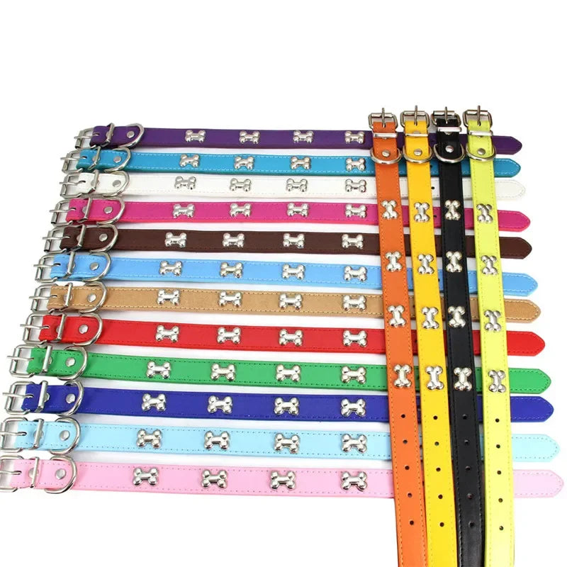 Premium Leather Dog Collar - Durable, Personalized Collars for All Dog Sizes-My Little Pet