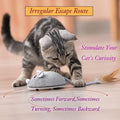 Smart Interactive Cat Toy with Feather Wand, USB Rechargeable-My Little Pet