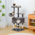 Indoor Cat Tree Tower with Self Groomer-My Little Pet