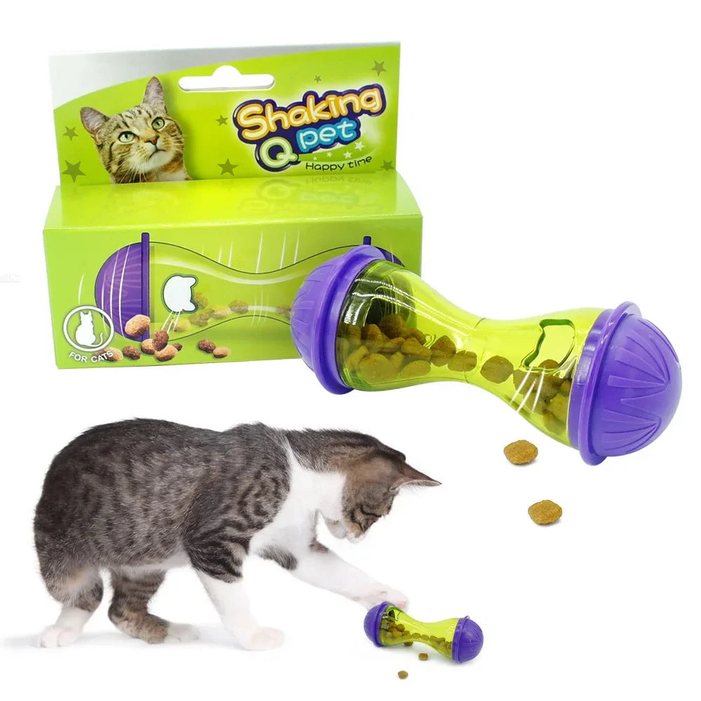 Interactive Tumbler Food Dispenser Toy for Cats and Dogs-My Little Pet