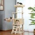 Multi-Level Cat Tree with Condo and Scratching Posts-My Little Pet