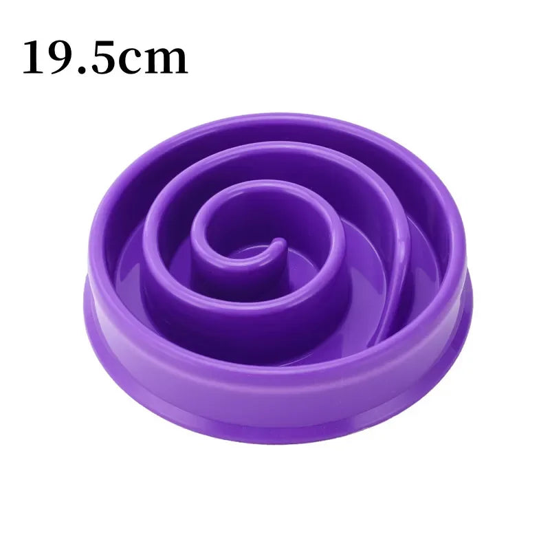 Eco-Friendly Slow Feeder Dog Bowl in Multiple Colors-My Little Pet