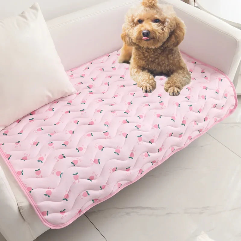 Cooling Pet Mat for Dogs and Cats - Breathable, Washable and Portable Bed Mat-My Little Pet