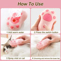 3 in 1 Electric Pet Grooming Brush – Steam, Massage & Hair Removal-My Little Pet