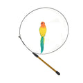 Interactive Peacock Feather Cat Toy with Bell and Suction Cup-My Little Pet