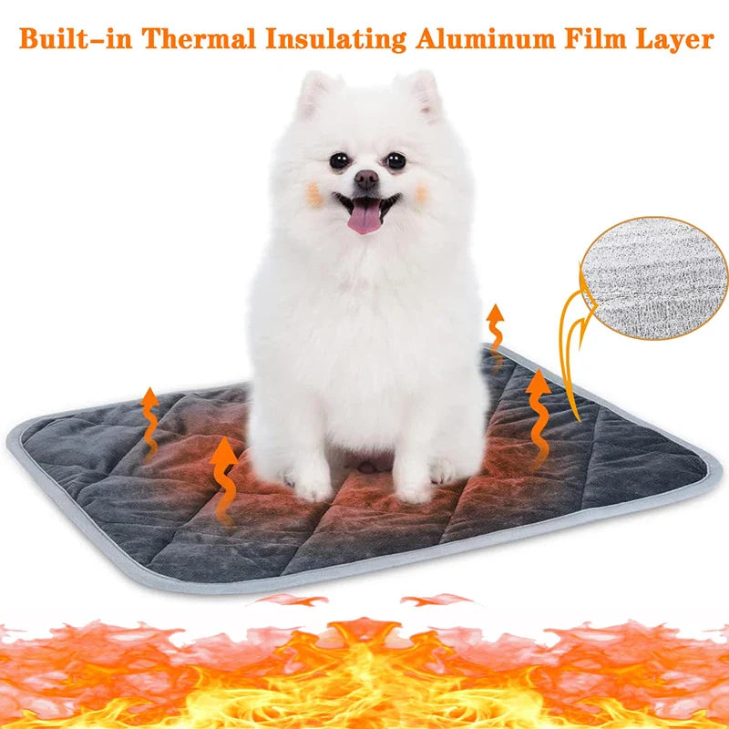 Thermal Pet Mat for Small and Medium Pets - Anti-Slip, Breathable & Washable-My Little Pet