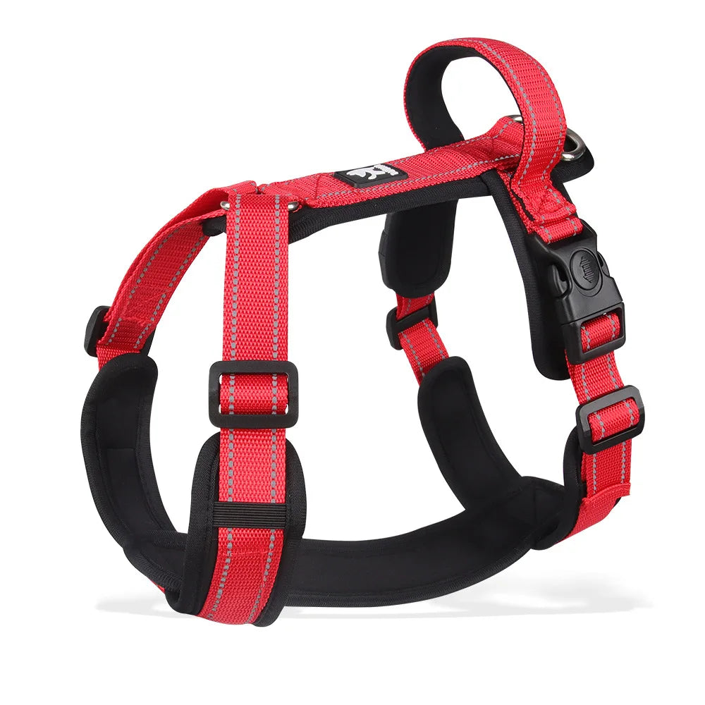 Adjustable Dog Harness with Quick Release and Reflective Design for All Dog Sizes-My Little Pet