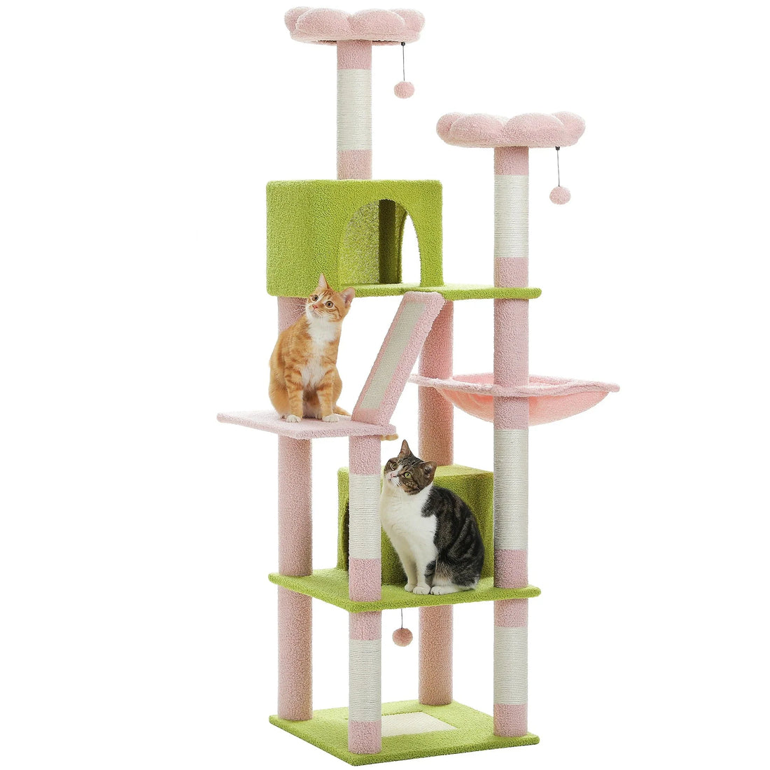 180CM Large Cat Tree Tower for Multi-Cat Households-My Little Pet