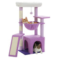 Indoor Cat Tree with Hammock, Condo, and Scratching Posts-My Little Pet