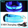 Rechargeable LED Dog Collar - Adjustable, Luminous Safety Collar for Pets-My Little Pet