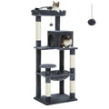 Multi-Level Cat Tree with Condo and Scratching Posts-My Little Pet