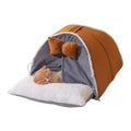 Cozy Winter Cat Tent - Plush and Warm Pet Bed-My Little Pet