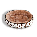 Reversible Dog Bed for Small to Medium Breeds - Soft, Washable Cotton Basket-My Little Pet