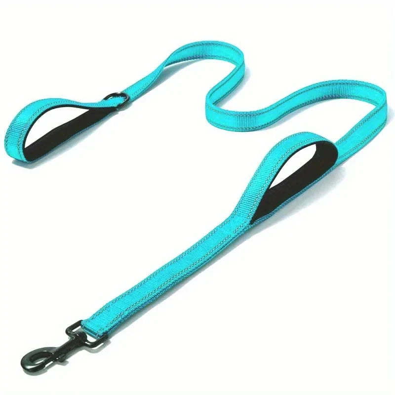 Heavy Duty Double-Handled Dog Leash for Training and Safety-My Little Pet