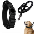 Adjustable Tactical Dog Collar with AirTag Holder for Medium and Large Dogs-My Little Pet