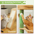 Indoor Cat Tree with Hammock, Condo, and Scratching Posts-My Little Pet