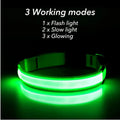 Rechargeable LED Dog Collar - Adjustable, Luminous Safety Collar for Pets-My Little Pet