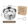 Stainless Steel Dog Water Bowl with No-Spill Design-My Little Pet