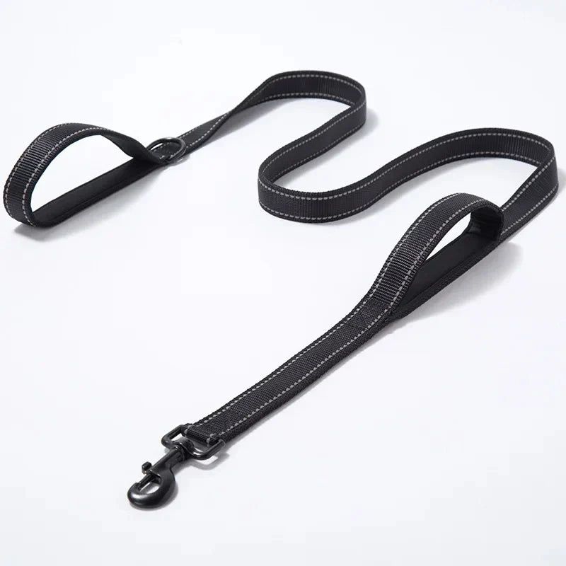 Heavy Duty Double-Handled Dog Leash for Training and Safety-My Little Pet