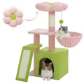 Luxury Indoor Cat Tree with Hammock, Double Condos, and Scratching Posts-My Little Pet