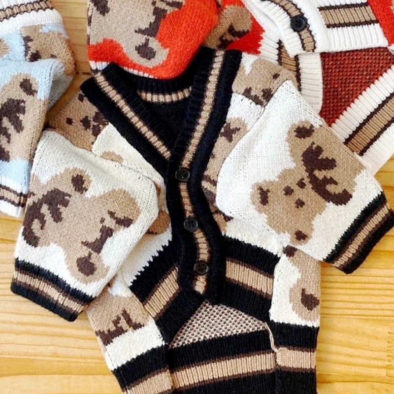 Luxury Striped Sweater for Small Pets - Chihuahua, Bichon Frise, and Cats-My Little Pet