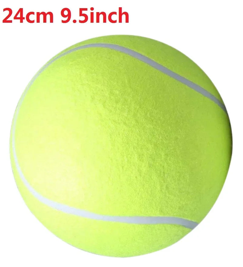 Large Durable Dog Tennis Ball - Giant Interactive Pet Toy for Training and Play-My Little Pet