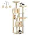 Multi-Level Cat Tree with Scratching Posts and Condos-My Little Pet