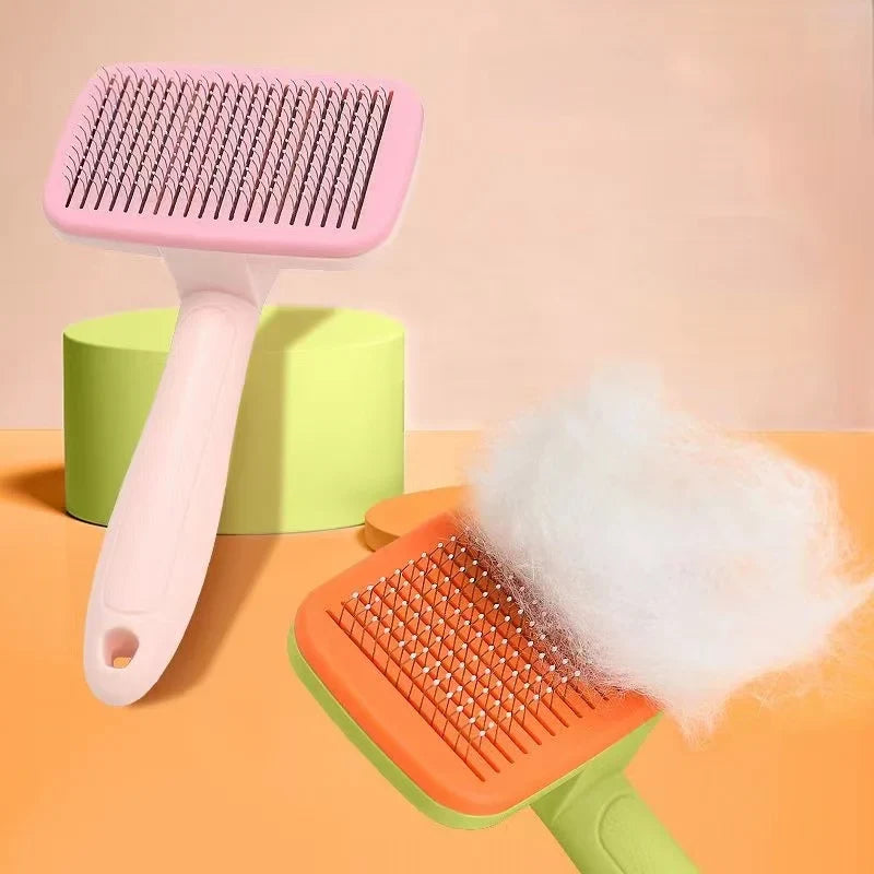 Self-Cleaning Pet Grooming Brush for Dogs and Cats-My Little Pet