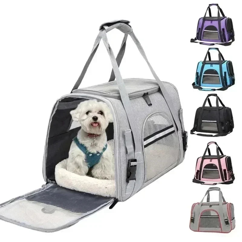 Premium Dog Carrier Backpack with Breathable Mesh and Thick Cushioning-My Little Pet