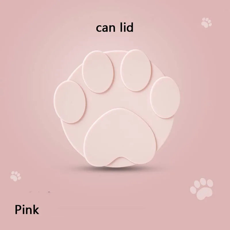 Silicone Pet Food Can Lid with Integrated Spoon-My Little Pet