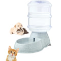 Automatic Water Dispenser and Large-Capacity Pet Feeder – Food and Water Bowl for Cats and Small Dogs - My Little Pet