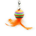 Interactive Cat Toy with Feather Wand and Suction Cup Base-My Little Pet