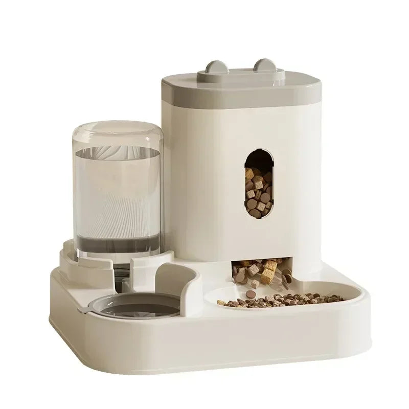 Automatic Pet Feeder with Water Dispenser – 2-in-1 Food and Water Station for Cats and Dogs-My Little Pet